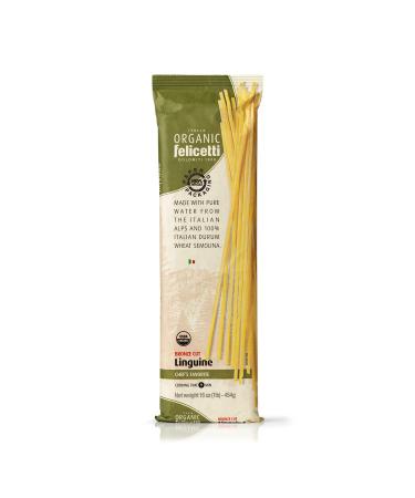 Organic Felicetti Linguine Pasta Italian Non-GMO 16oz (454g) 2 Pack