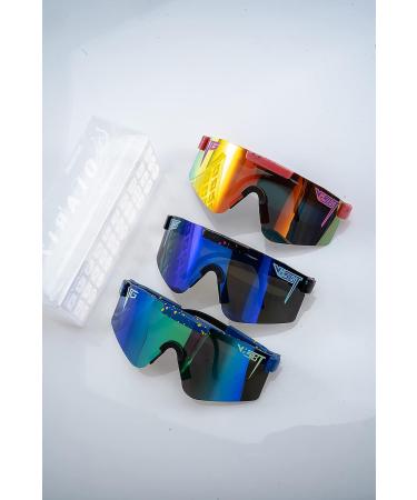 VisBeaut Cycling Glasses - Sports Sunglasses for Men and Women - Blue - Buy Online on GoSupps.com