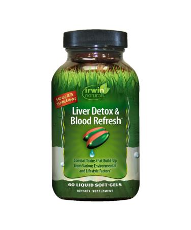 Irwin Naturals Liver Detox & Blood Refresh 60 Liquid Soft-Gels