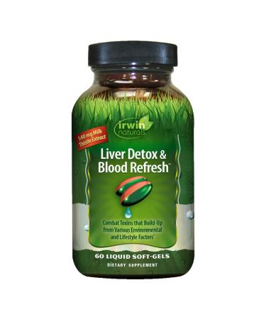 Irwin Naturals Liver Detox & Blood Refresh 60 Liquid Soft-Gels