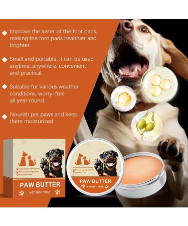 Dog Paw Cream Dog Foot Balm Dog Paw Soother Balm 50g Cream & Lotion and Soothes Irritated Paws and Elbows Protects Against - Buy Online on GoSupps.com