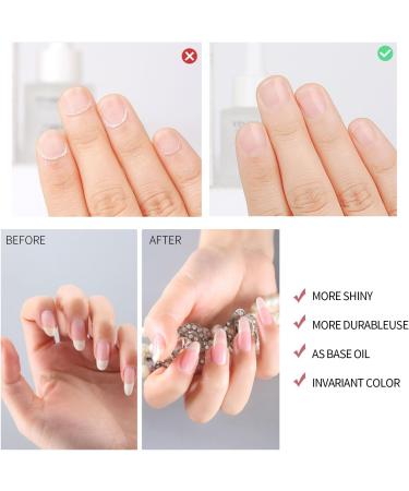 TBeautfave Clear Nail Polish Base Coat Top Coat With a Vegan Formula Quick Dry Top Coat Nail Polish Breathable Nail Polish No Need Cure Nail Gel Polish Nail Varnish at Home Transparent - Buy Online on GoSupps.com