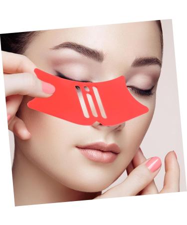 Baluue Eyeliner Eyelash Shield Eyelash Applicator Tool Women Eyeliner Stencils Red 10.3x3.8cm Red - Buy Online on GoSupps.com