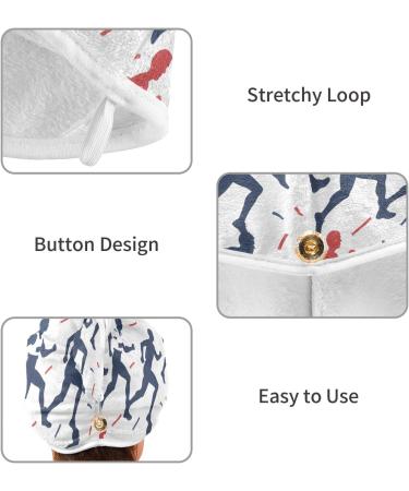 Super Absorbent Running Hair Towel 2 Pack | Quick Dry Hair Turbans for Women & Girls - Perfect Hair Drying Solution - Buy Online on GoSupps.com