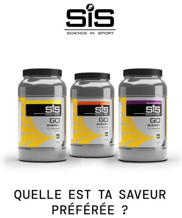 Science in Sport GO Energy Drink Powder 1.6kg Vegan Lemon - High Energy Carbohydrate Powder with 47g Carbohydrates - Maltodextrin Powder for Power Training - Buy Online on GoSupps.com