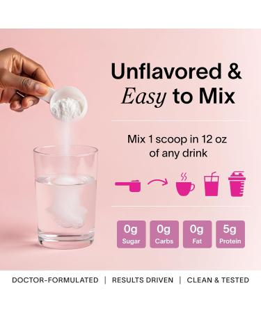 Ladywell Creatine Pearl Complex | 3-in-1 Formula for Women | Creatine Monohydrate, Collagen & Pearl Powder | Supports Energy, Skin Health, Mental Clarity, Metabolism & Lean Muscle | 30 Servings - Buy Online on GoSupps.com