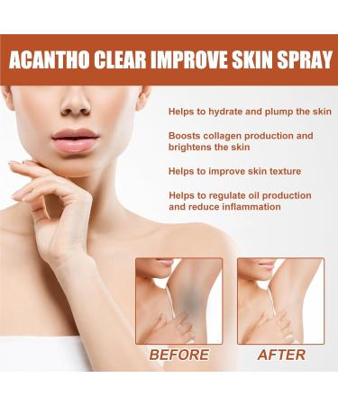 GHEART Acanthoclear Therapy Spray Acanthosis Nigricans Treatment Dark Knuckle Whitening Serum Dark Knuckle Whitening Serum Spray Dark Knees and Elbows Strong Whitening Essence Spray 30ml - Buy Online on GoSupps.com