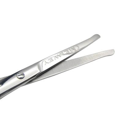 Melwey Stainless-Steel Nose Hair and Baby Nail Scissors - Blunt Safety Tips for Facial Hair, Eyelashes, and more - Buy Online on GoSupps.com