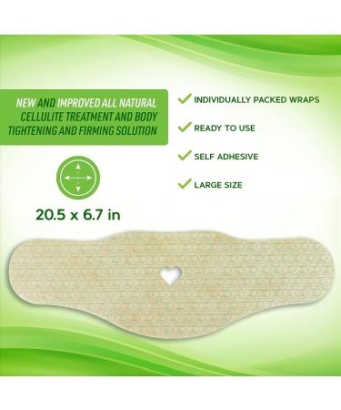 Shape & Tone Moisturizing Body Wrap - All Natural Body Applicator (5 Wraps) - Buy Online on GoSupps.com
