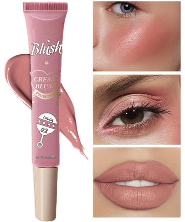  G n rique Cream Blush Cheeks Liquid Mousse Formula 4.84x0.98in Long Wearing Hydrating Tint Matte Natural Glow Finish Blendable Lightweight for Cheeks Lips Makeup - Buy Online on GoSupps.com