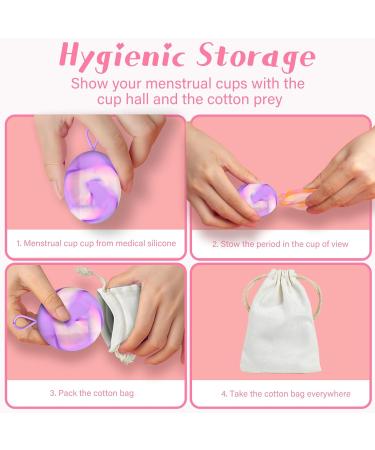 Reusable Menstrual Discs (M+L) - 100% Medical Silicone for Active Women | Sport Swimming & Intimacy - Buy Online on GoSupps.com