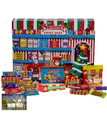 Swizzels Sweets Advent Calendar 2023 - Retro sweets advent calendar | Countdown to Christmas selections sweets | Gluten Free Advent Calendar for Kids Men Women with gift tag 220 g (swizzels advent) - Buy Online on GoSupps.com