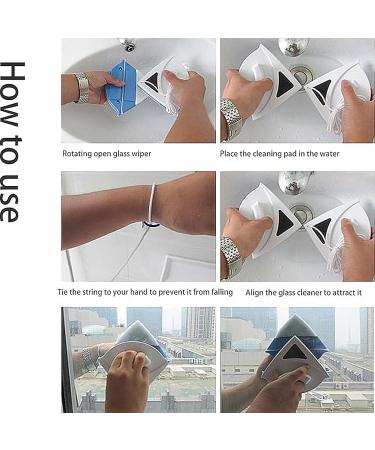 Double Sided Magnetic Design for All Windows Glass Window Cleaner Sofenthiss Window Sill Cleaner Sofenthiss Magnetic Window Cleaner Double Sided Magnetic Design for All Glass (Blue 3-8mm) 2pcblue - Buy Online on GoSupps.com