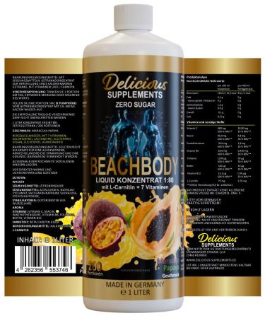 Buy Delicious Beachbody Liquid Passion Fruit Papaya - Boost Energy & Wellness - International Shipping Available - Buy Online on GoSupps.com