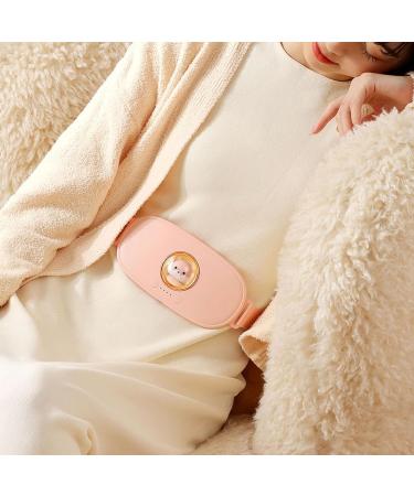 Uterus Belt Heating - Pain Relief Hot Compress & Vibration Waist Belt for Menstrual Comfort (Pink) - International Shipping - Buy Online on GoSupps.com