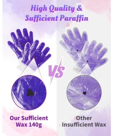 Teglu 4-Pair Paraffin Wax Gloves for Hand Spa Paraffin Wax Hand Mask Softening and Smoothing Dry Skin Hand Spa at Home 04 - Buy Online on GoSupps.com