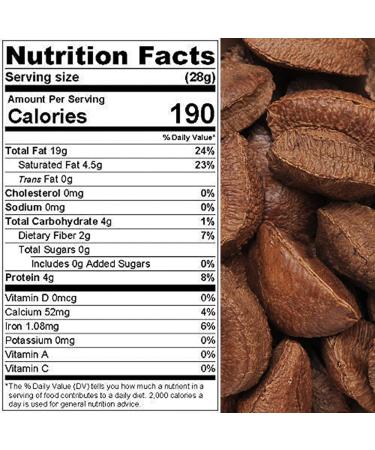 Buy Premium Raw Brazil Nuts In Shell - 10 lbs | Keto Vegan Non-GMO | High-Protein Snack | Convenient Packaging by Presto Sales - Buy Online on GoSupps.com