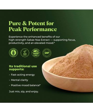 Amazing Botanicals Sakae Naa 50X Extract Powder - 30g | High Potency Combretum Quadrangulare for Relaxation, Calmness & Focus - Buy Online on GoSupps.com