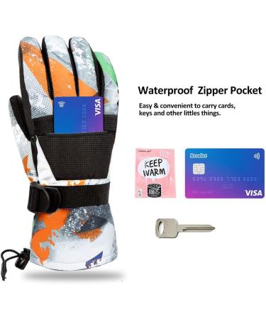 Treerit Ski Gloves - Waterproof Touchscreen Winter Gloves - 3M Thinsulate - Unisex Large Size - Buy Online on GoSupps.com