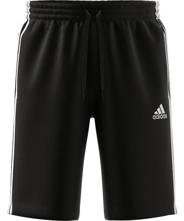 adidas Men's Essentials 3-Stripes Shorts - Large Black/White - Buy Online on GoSupps.com