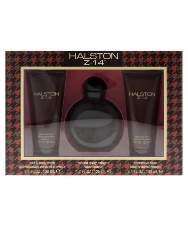 Halston Z-14 for Men - 2 Pc Gift Set 4.2oz EDC Spray 3.4oz After Shave Balm 3.4oz Hair and Body Wash - Buy Online on GoSupps.com