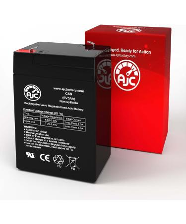 AJC 6V 5Ah Sealed Lead Acid Battery Compatible with Sheng Yang SY640D - International Shipping Available - Buy Online on GoSupps.com