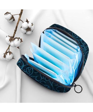 Stylish Women's Napkin Storage Bag with Ornament Pattern | Portable Menstrual Cup Pocket - Ideal for Teenagers & Women - Buy Online on GoSupps.com