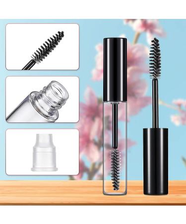 12-Piece 10ml Empty Mascara & Eyeliner Tubes Set with 4 Cream & Liquid Containers - DIY Eyelash Serum Kit - Buy Online on GoSupps.com