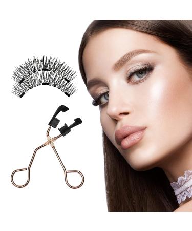 3 Pairs Natural Looking Magnetic Eyelashes - Reusable, Waterproof, Easy to Wear - No Eyeliner Needed - Buy Online on GoSupps.com