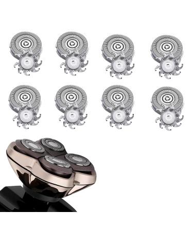 Shaver Replacement Heads for Skull Shaver Pitbull Gold Pro Shaver Fits Pitbull Platinum Pro Shaver Replacement Blade (8PCS)