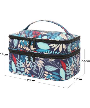 Kgmcare Essential Oil Pocket Organizer for 30 Bottles (5ml - 15ml) - Double-Layered Travel Pouch for Essential Oils & Accessories - Lightweight & Compact Storage - Buy Online on GoSupps.com