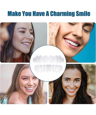 Giural Extra Thin Teeth Veneers - Comfort Fit Dental Prosthesis for Instant Beautiful Smile | Provisional Dentures for Men & Women - Buy Online on GoSupps.com