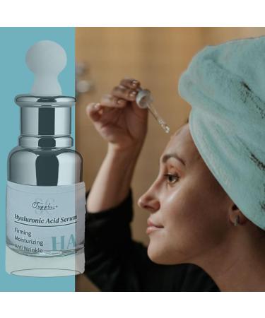 Hyaluronic Acid Serum for Face - Intense Hydration & Age-Defying Moisturizer - Non-Greasy Paraben-Free Wrinkle Reducing - Brightening Skin Care from USA 1oz - Buy Online on GoSupps.com
