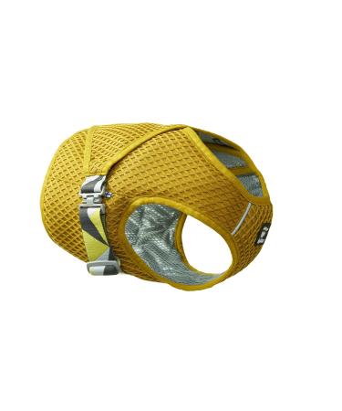 Hurtta Cooling Wrap cool vest cooling jacket dog cool vest for dogs dog cooling vest Cooling dog harness Dog Cooling Vest Pet Cooling Vest cooling jacket for dogs for large dogs yellow 78-85cm Turmeric 78-85