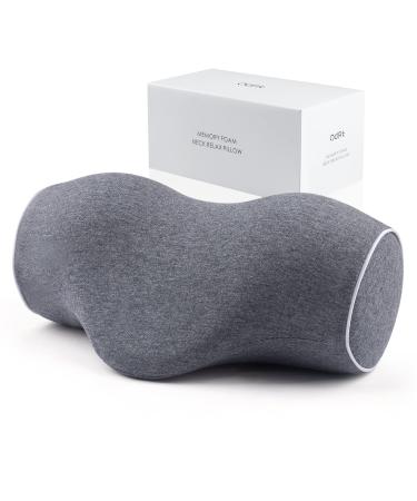 odfit Cervical Pillow for Pain Relief | Memory Foam Neck Stretcher Pillows with Pillowcase | Neck Support Traction Relaxer for Relieve Muscle Tension Spine Alignment | for Bed & Travel Grey - Buy Online on GoSupps.com