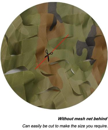 SUNGAIT Camo Netting for Hunting and Military Decoration - 1.5Mx2M (4.9ftx6.6ft) - Woodland Camouflage Net Roll - Buy Online on GoSupps.com