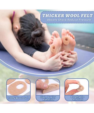 Buy WILLBOND 48 Pack Callus Pads - Soft Oval Shape Corn Protectors for Pain Relief | 1/4 Inch Thick Adhesive Cushions - Men & Women Foot Care - Buy Online on GoSupps.com