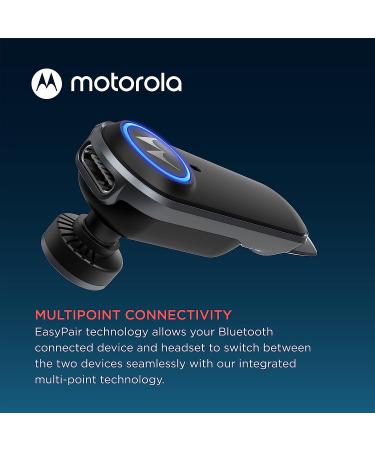 Motorola HK500+ Wireless Bluetooth Earpiece: Clear Phone Calls, Sweat Resistant, Noise Cancelling Mic, Smart Touch Control - Buy Online on GoSupps.com