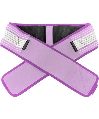 Aizuoni Trochanter Girdle for Women | SI Joint Hip Belt | Relief for SI Joint Pain & Anti-Slip Pelvic Support Lila - Buy Online on GoSupps.com