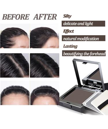 Instant Hairline Shadow Powder - Quick Cover Grey Hair Root Concealer for Hair Regrowth - Windproof & Sweatproof Hair Touch-Up - Long Lasting with Mirror & Puff (Grey) - Buy Online on GoSupps.com