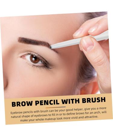 VINTORKY 2pcs Abs (shell) Eyebrow Pencil Brown Waterproof Gray Eyebrow Pencils Eyebrow Tool - Buy Online on GoSupps.com