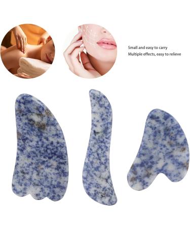Gua Sha Scraping Massage Tool Set - 3PC Portable Beauty Boards for Face & Body Therapy - Buy Online on GoSupps.com
