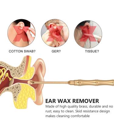 Brass 5pcs Ear Wax Remover Keychain Pendants for Travel - Portable Ear Cleaner - Buy Online on GoSupps.com