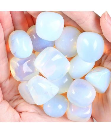 Xiannvxi Opal Crystals - Large Drum Gemstones & Minerals | Hand-Flatterer Mountain Stones for Healing & Decor - Buy Online on GoSupps.com