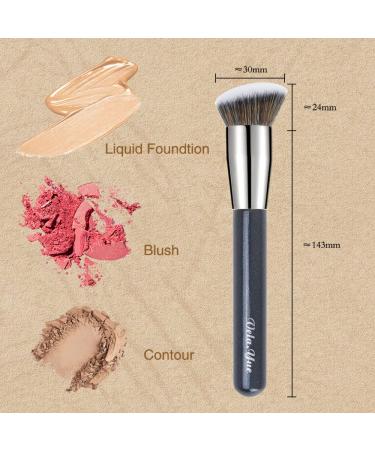 Vela.Yue Foundation Concealer Brush Set - 2pcs Makeup Brushes for Contouring Blending & Buffing Liquid Creams - International Shipping Available - Buy Online on GoSupps.com