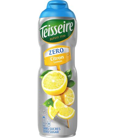 Teisseire Zero Sugar Lemon Syrup for Refreshing Drink Cocktails Bottle (Pack of 6) - Buy Online on GoSupps.com