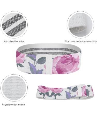 Vintage Style Resistance Bands - Printed Elastic Leg Bands for Fitness | Premium Fabric Exercise Bands for Effective Workouts - Buy Online on GoSupps.com