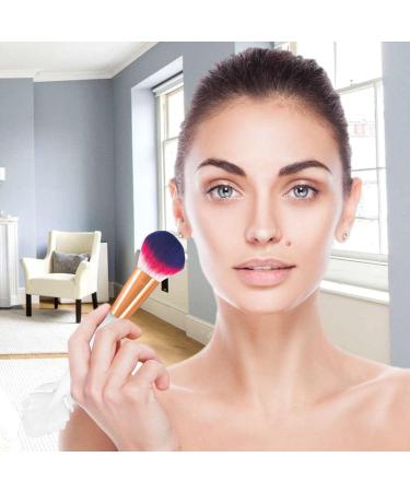 Cheek Makeup Brush | Face Foundation Brush - Soft Tricolor Bristles Foundation Setting Brush Ergonomic Silica Gel Handle Nylon Hair For Women Frifer - Buy Online on GoSupps.com