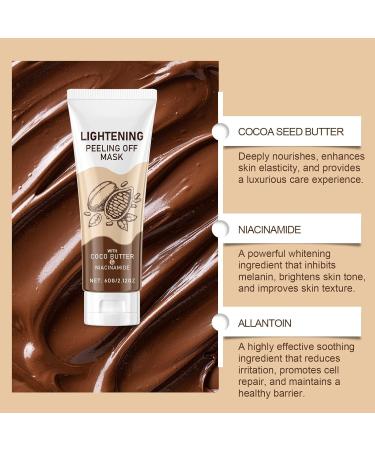 VKaoess Niacinamide Peel Off Facial Mask Deep cleansing of blackheads for nose and face sebum control and brightening exfoliant Moisturizing facial mask for all skin types 60g 2 pieces - Buy Online on GoSupps.com