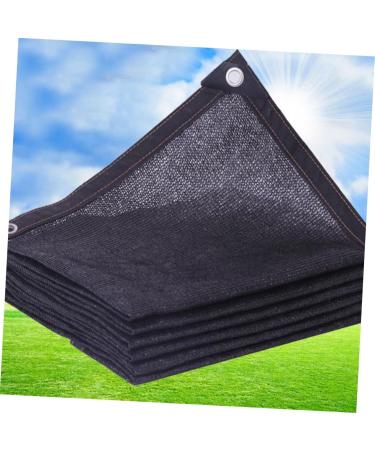 Kisangel Courtyard Shading Net Cultivation Shading Net Garden Net Punch Hole Sun Visor 300.00X300.00X0.50CM Black - Buy Online on GoSupps.com